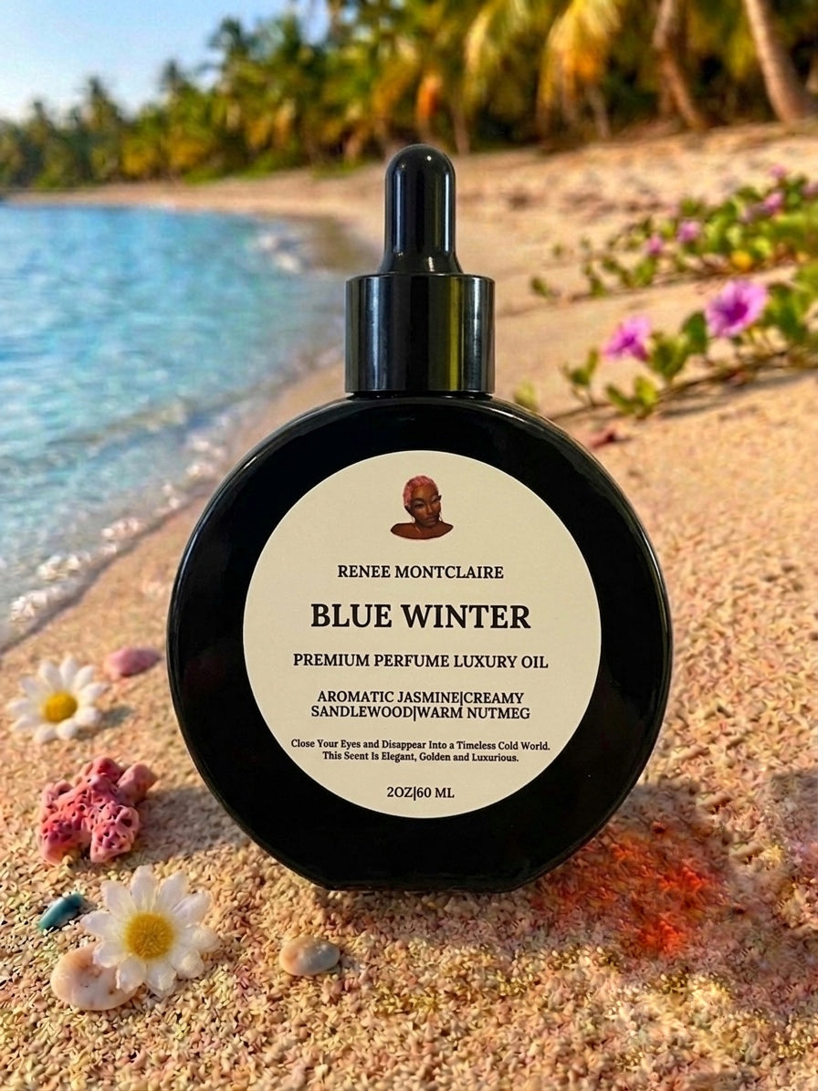 RENEE MONTCLAIRE BLUE WINTER PREMIUM PERFUME LUXURY OIL